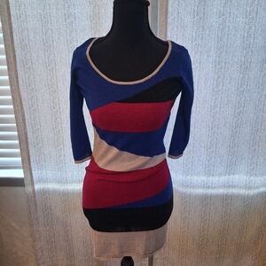 ASOS Multicolor Midi Dress Size 4